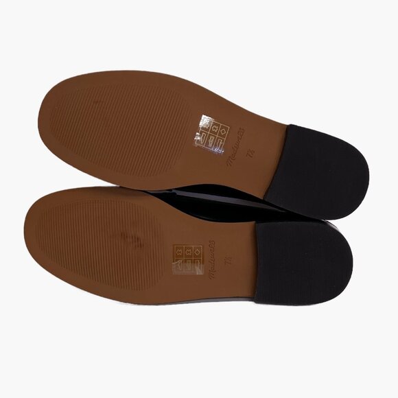 Madewell Penny Loafer In Leather True Black Size 7.5 New In Box - Picture 9 of 10